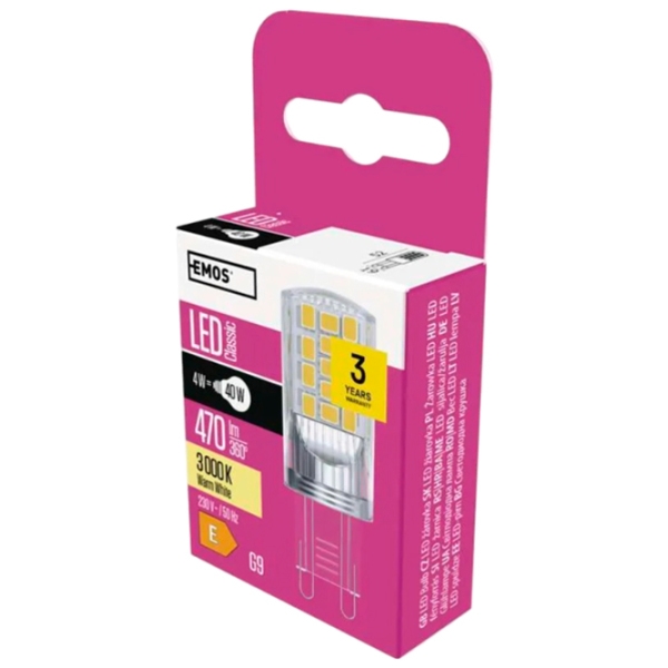 Bec LED Elmos ZQ9544  G9 | 4 W | White photo 4