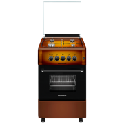Плита Electroplus EP5000 G TDF Коричневый Тип плиты: Газовая, 55 л, Тип духовки: Газовая