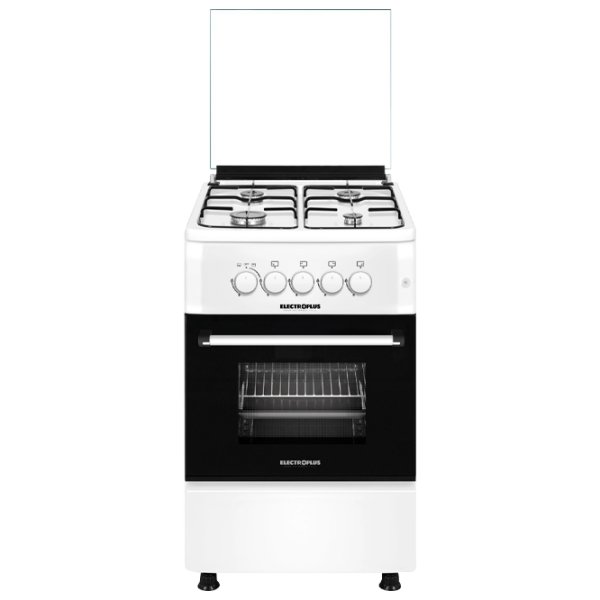 Плита Electroplus EP5000 GWH Белый Тип плиты: Газовая, 55 л, Тип духовки: Газовая photo 1