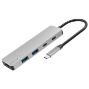 Адаптер Hub Proove Iron Link Серебряный USB Type-C