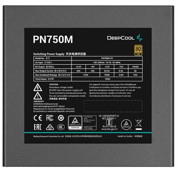 Блок питания Deepcool PN750M 750 Вт Черный  photo 5