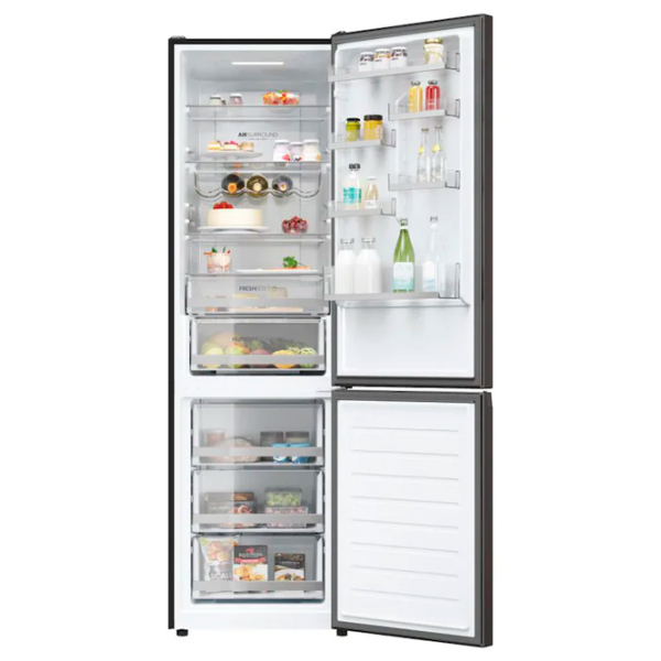Frigider Haier HDW3620DNPD Graphite 258l / No Frost, 119l / Manual, D photo 5