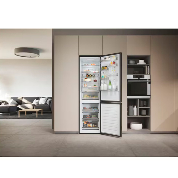 Frigider Haier HDW3620DNPD Graphite 258l / No Frost, 119l / Manual, D photo 13