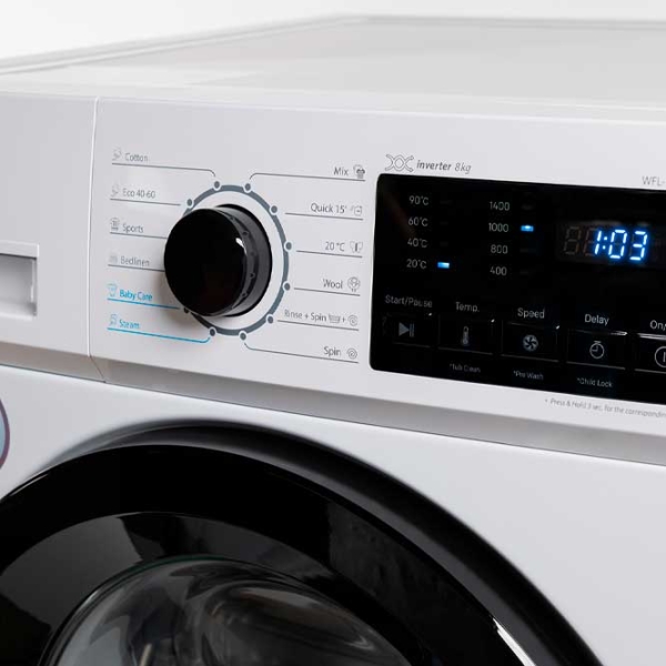 Mașină de spălat Vivax WFL-140812CI White 8 kg, 1400 rpm, A photo 6