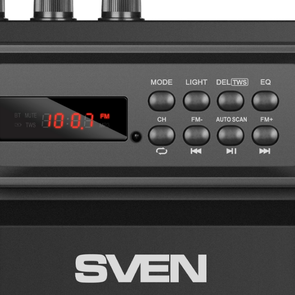 Boxă portabilă Sven PS-580 Black 2 x 18 W photo 4