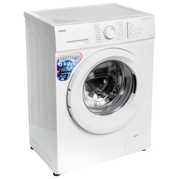 Mașină de spălat Vivax WFL-100616CS White 6 kg, 1000 rpm, E photo 3