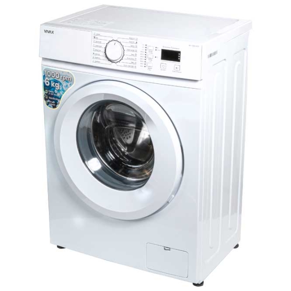 Mașină de spălat Vivax WFL-100616CDS White 6 kg, 1000 rpm, E photo 2