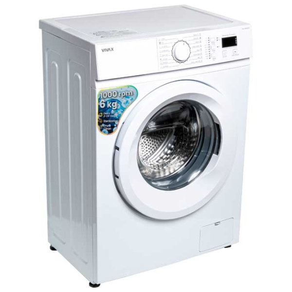 Mașină de spălat Vivax WFL-100616CDS White 6 kg, 1000 rpm, E photo 3