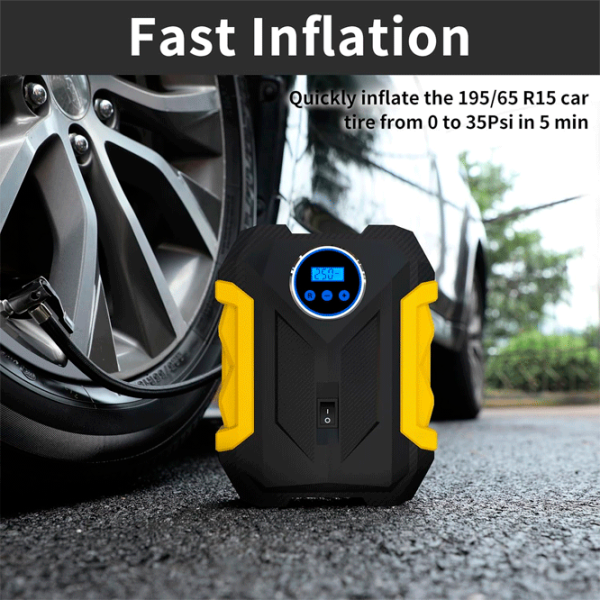Автомобильный насос Carsun Tire Inflator Черный 35 л/мин /  photo 3
