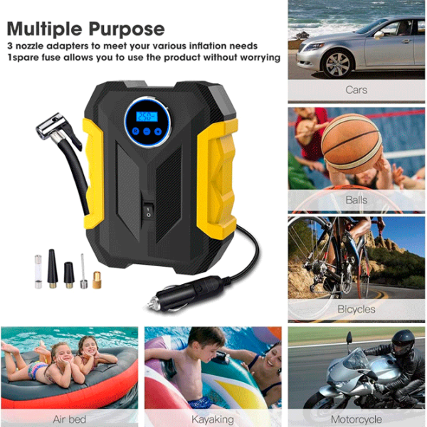 Автомобильный насос Carsun Tire Inflator Черный 35 л/мин /  photo 4