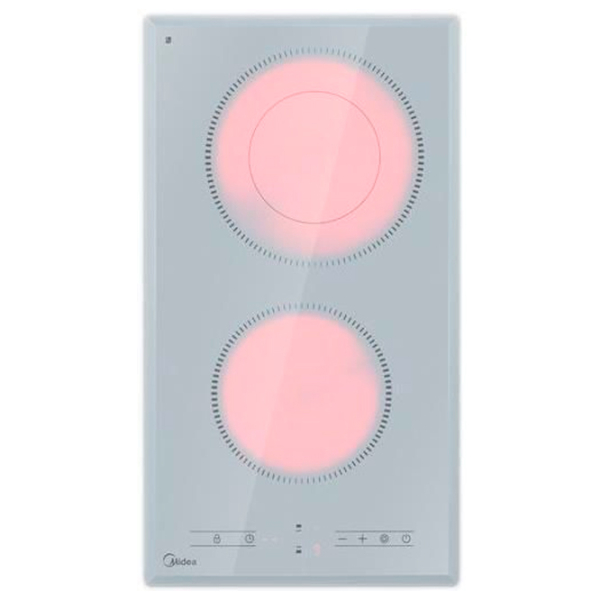Электрическая варочная панель Midea MCH32329FW Белый Стеклокерамика, 2900 Вт, Hi-light photo 4