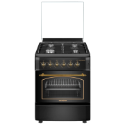 Плита Electroplus EP6000 E BL RETRO Черный Тип плиты: Газовая, , Тип духовки: Электрическая