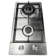 Plită încorporabilă pe gaz Tornado HZT 3031 IX Inox Inox, Gratare: Fontă