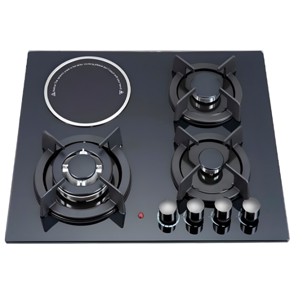 Plită încorporabilă combinată Backer HMB-603G1RAD Black photo 1