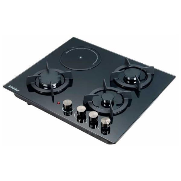 Plită încorporabilă combinată Backer HMB-603G1RAD Black photo 2