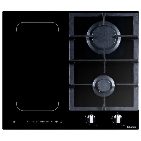 Plită încorporabilă combinată Backer HMB-622IND9FLEX Black photo 1