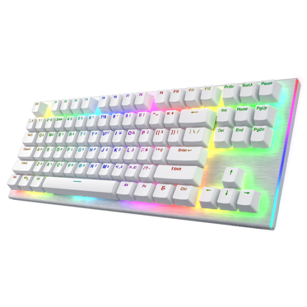 Tastatură Hator Gravity X TKL White Gaming, Cu fir photo 2