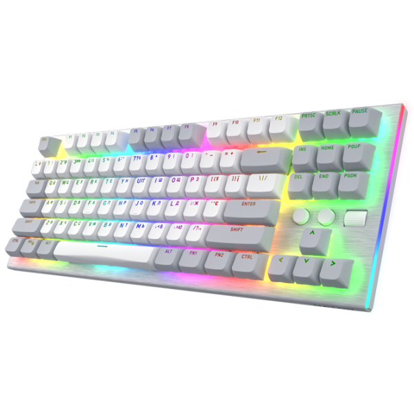 Tastatură Hator Gravity TKL White Gaming, Cu fir photo 2
