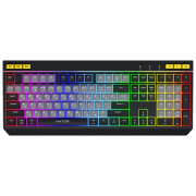 Tastatură Hator Icefall Black Gaming, Cu fir