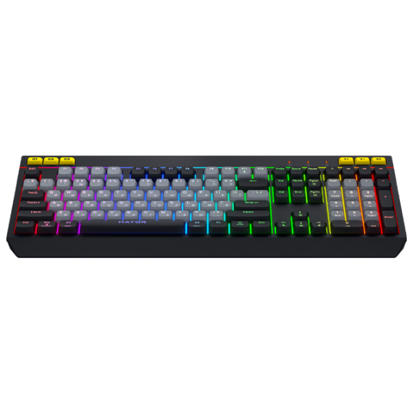 Tastatură Hator Icefall Black Gaming, Cu fir photo 2