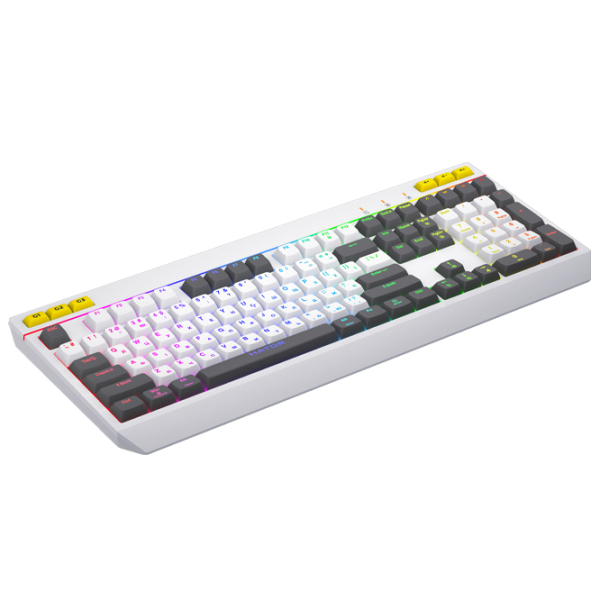 Tastatură Hator Icefall White Gaming, Cu fir photo 3