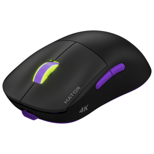 Mouse Hator Quasar 2 Ultra 4K Black Fără fir / 26000 dpi photo 2