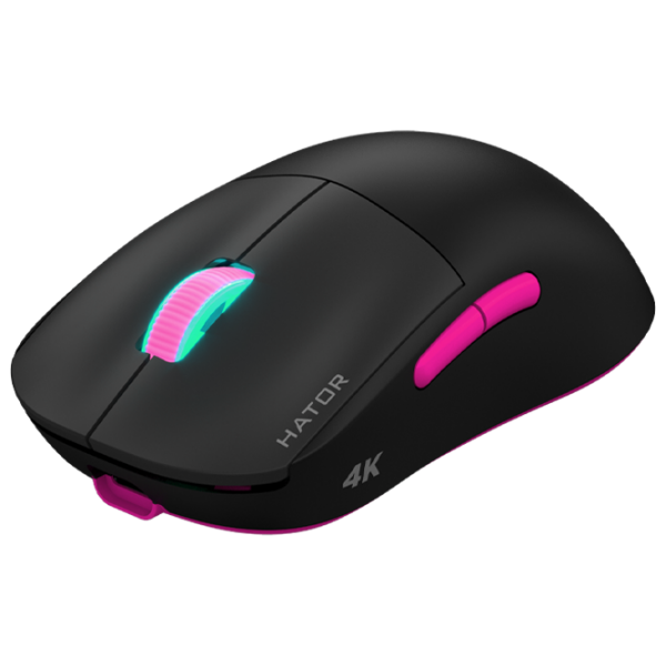 Mouse Hator Quasar 2 Ultra 4K Black Fără fir / 26000 dpi photo 2