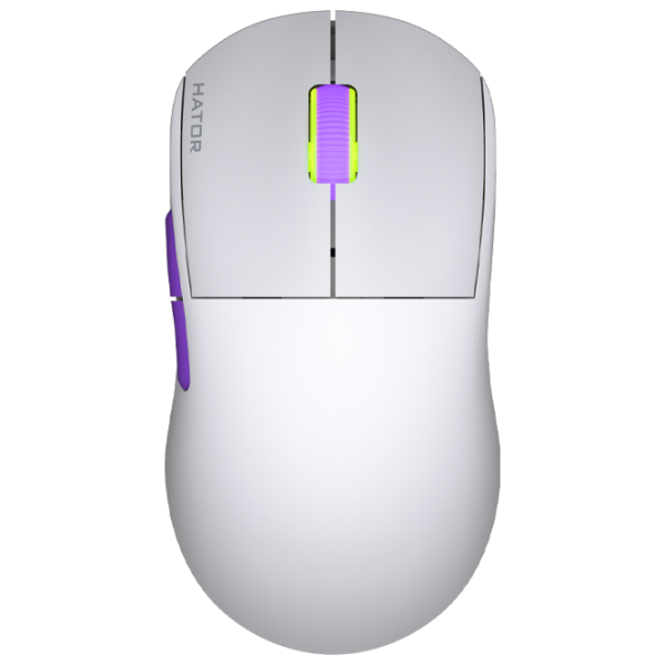 Mouse Hator Quasar 2 Ultra 4K White Fără fir / 26000 dpi photo 1
