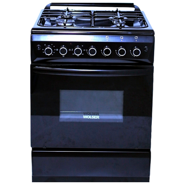 Aragaz Wolser WL-60601 BGE Black Tipul plitei: Pe gaz, , Tipul cuptorului: Electric photo 1
