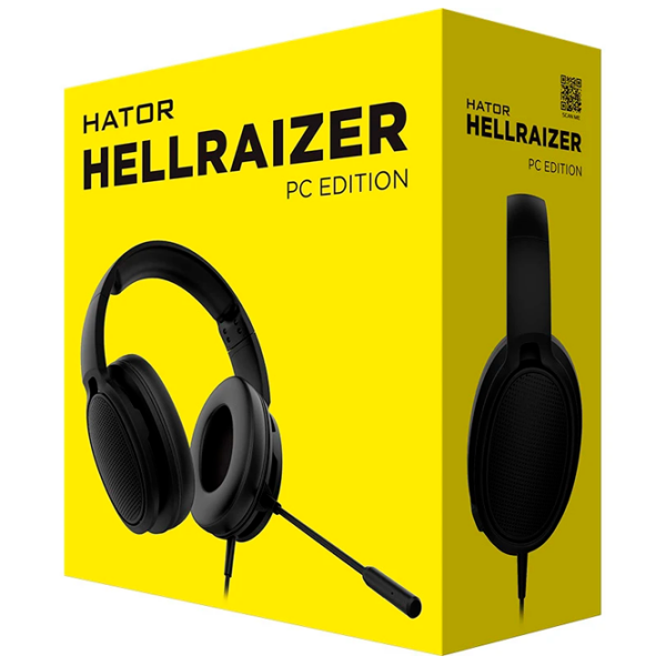 Căști Hator Hellraizer Black Cu fir / Gaming / Over the ear photo 5