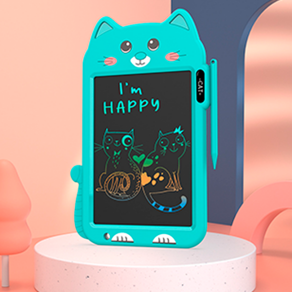 Графический планшет Helmet Kids Color Drawing Painting Cat Зеленый Для детей, 3+ photo 2
