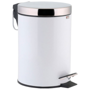 Coș de gunoi Axentia 4005437058606 White Metal, 3 l