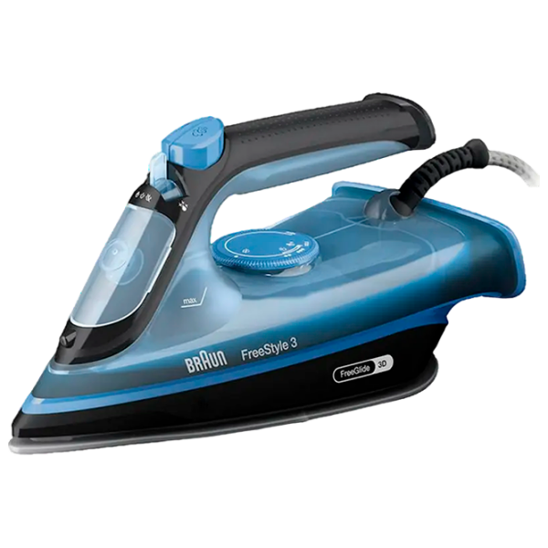 Fier de călcat Braun FI3194BK Blue 2400 W, 45 g/min, 0.27 l, Ceramică photo 1