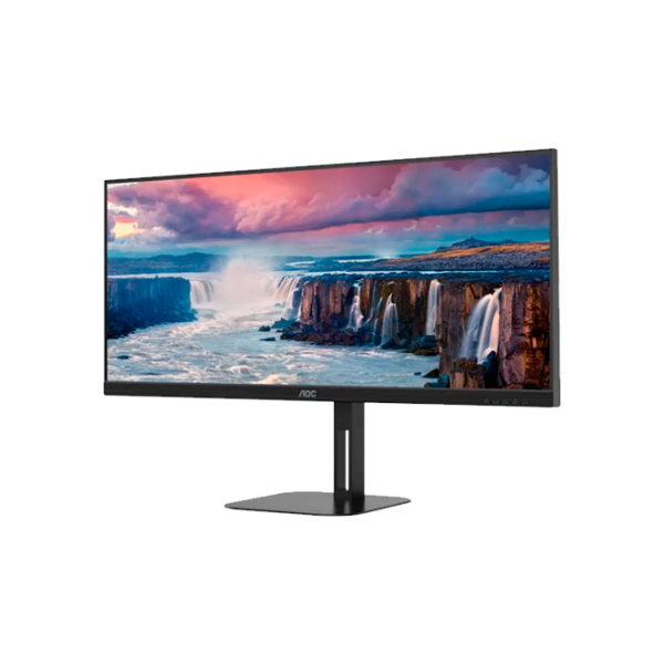 Монитор AOC U34V5C/BK Черный 34" WQHD VA WLED photo 2