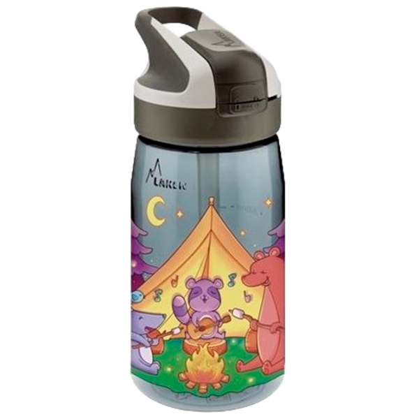 Бутылка для воды Laken Summit Animal Camping Grey 450 мл photo 1