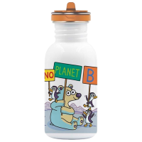 Sticlă pentru apă Laken Basic Steel No Planet White 500 ml