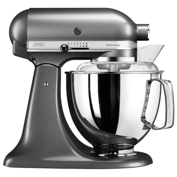 Mixer KitchenAid 5KSM175PSEMS Silver 300 W, Numărul de viteze: 10, Regim turbo photo 1