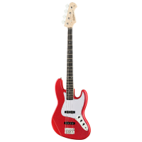 Chitară bas electrică Harley Benton JB-20 CACandy Apple , 4/4