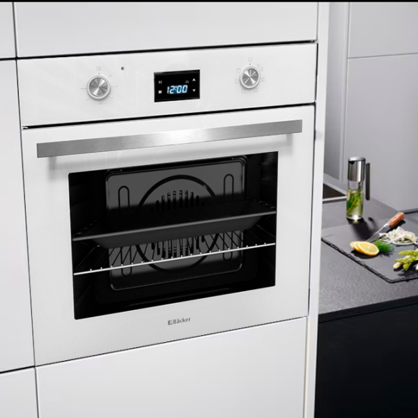 Cuptor încorporabil Backer BCE-5262 Touch White A, 65 l photo 6