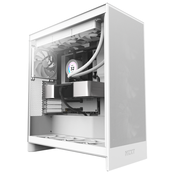 Корпус NZXT H7 Flow (2024) Белый micro ATX photo 1