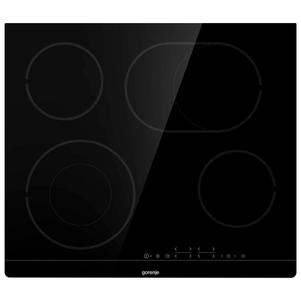 Plită încorporabilă electrică Gorenje ECT643BSC Black Vitroceramică, 7000 W, Electric photo 1