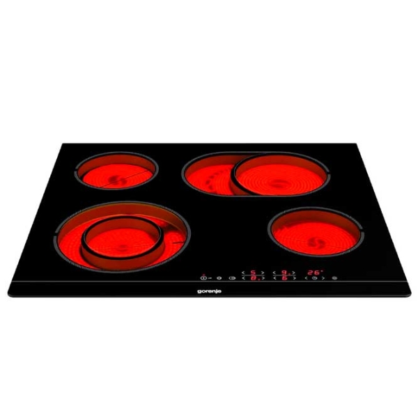Plită încorporabilă electrică Gorenje ECT643BSC Black Vitroceramică, 7000 W, Electric photo 3