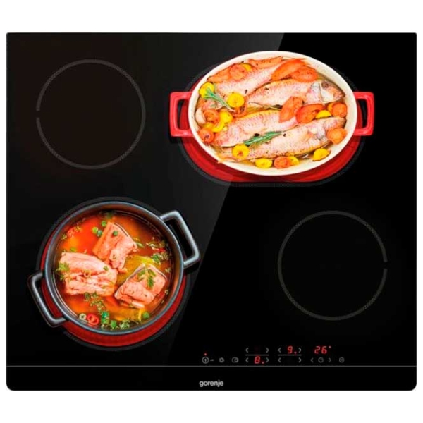Plită încorporabilă electrică Gorenje ECT643BSC Black Vitroceramică, 7000 W, Electric photo 5