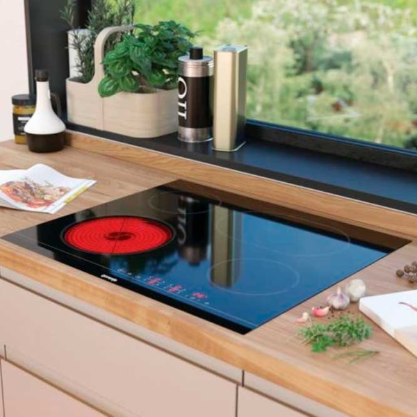 Plită încorporabilă electrică Gorenje ECT643BSC Black Vitroceramică, 7000 W, Electric photo 7