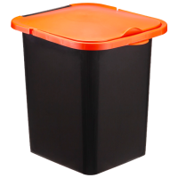 Coș de gunoi Idea М2475 Orange Plastic, 18 l