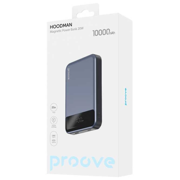 Power Bank 10000 мАч Proove Illuminator (22.5 Вт) Черный  photo 4