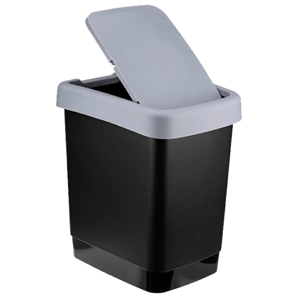Coș de gunoi Idea М2475 Gray Plastic, 18 l photo 3