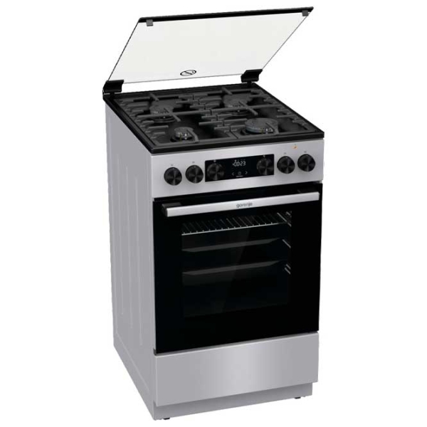 Aragaz Gorenje GK5C41SF Inox Tipul plitei: Pe gaz, 70 l, Tipul cuptorului: Electric photo 2