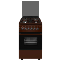 Плита Electroplus Z50 EBR Коричневый Тип плиты: Газовая, , Тип духовки: Электрическая