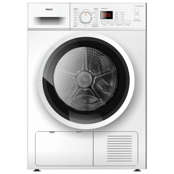 Mașină de uscat rufe Vivax CDR-0816SHP White 8 kg, A++ photo 1